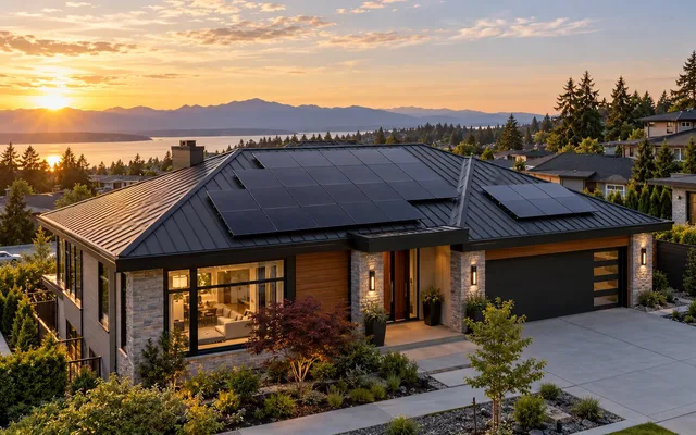 Illustrative residential solar application