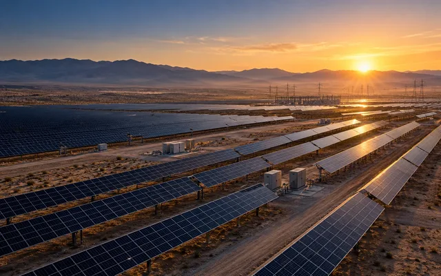 Illustrative utility solar application